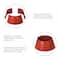 Glitzhome® 22" Christmas Painted Red Metal Tree Collar